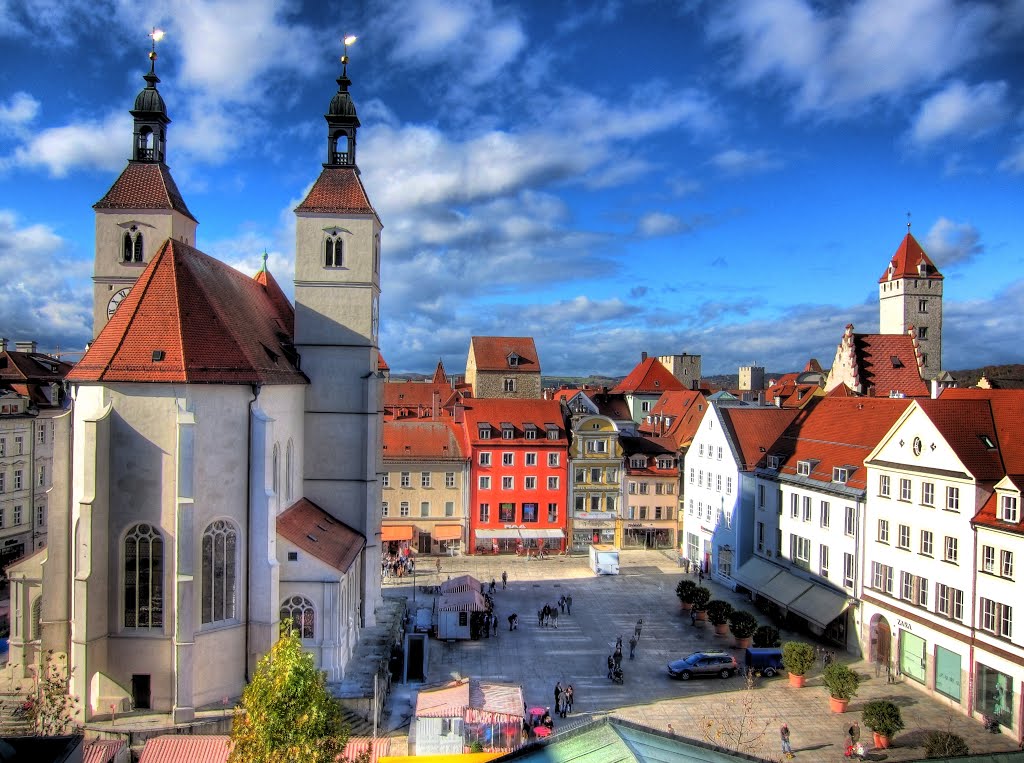 Neupfarrplatz von oben