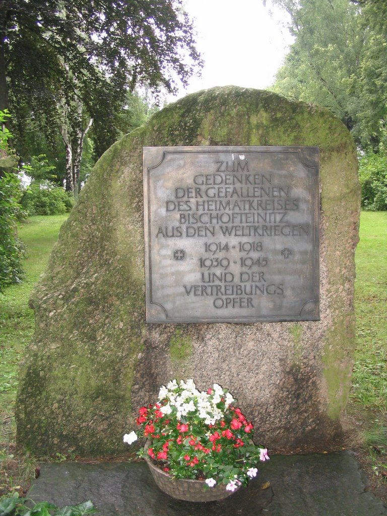 Denkmal der Toten des Heimatkreises Bischofteinitz (Sudetenland)