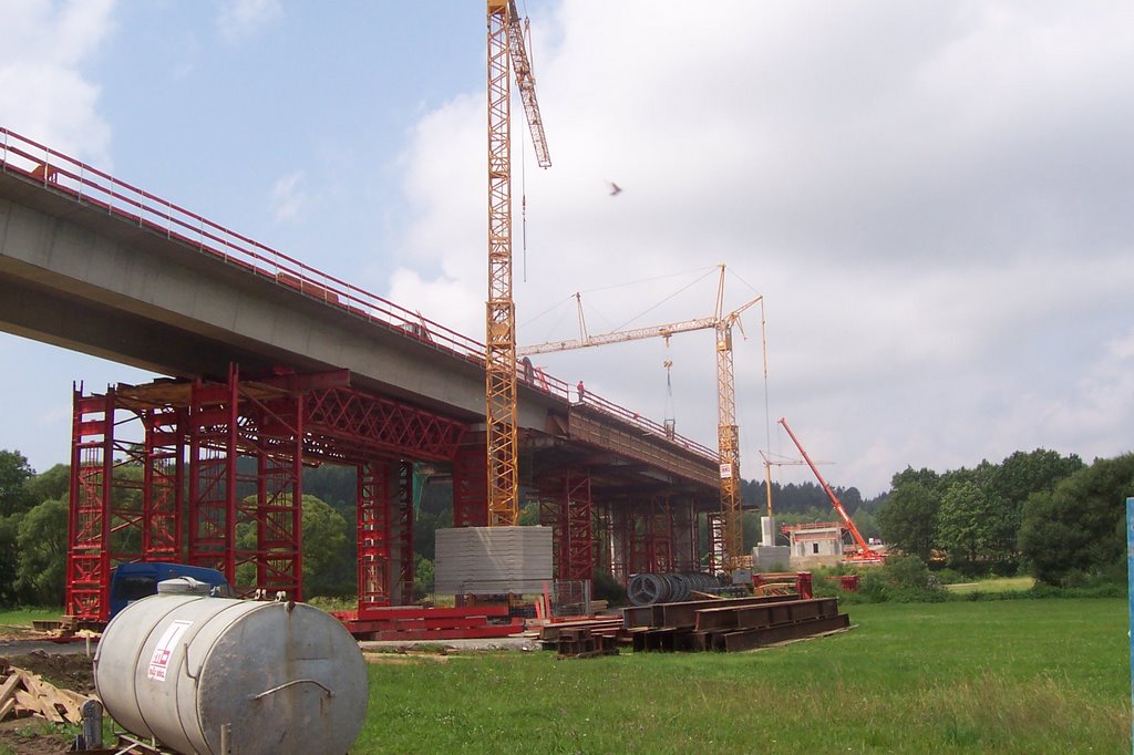 Bau der Chambtalrücke