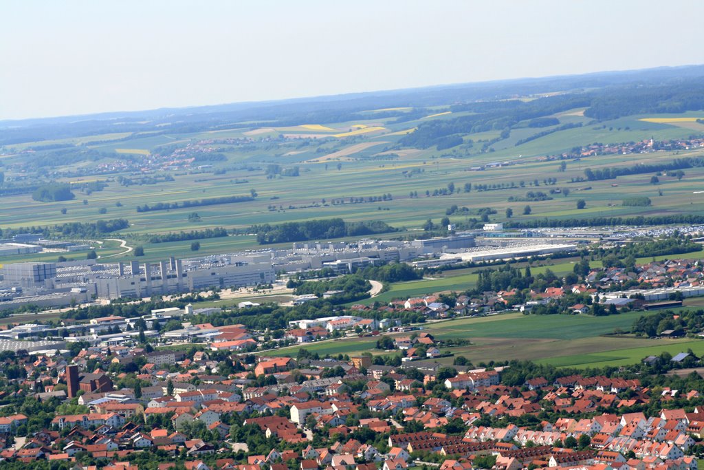 BMW Werk 2.4 aus der Luft