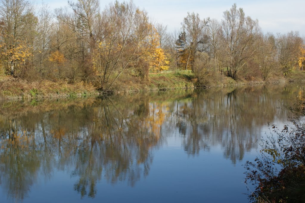 Isar in Dingolfing; D.F.
