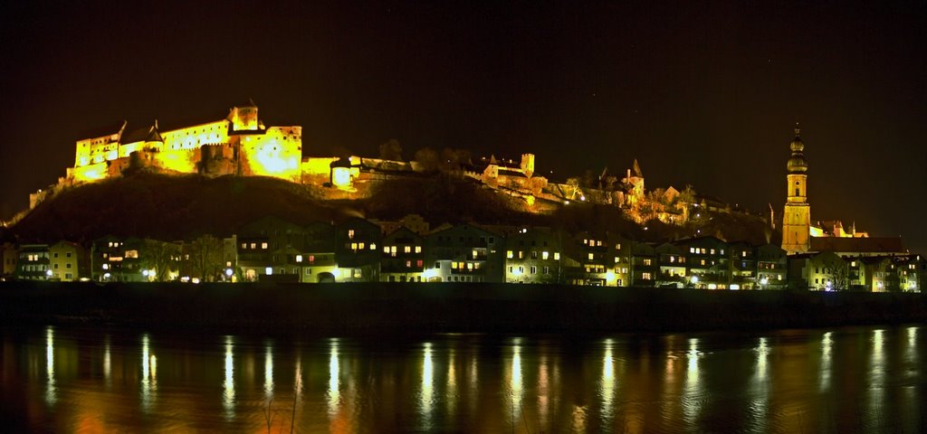 Altstadt Burghausen mit Burg