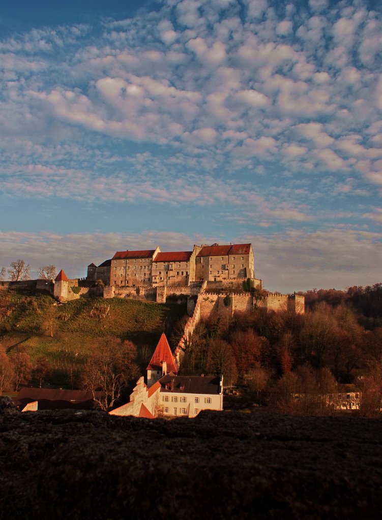 Die Burg in Burghausen längste Burg Europas