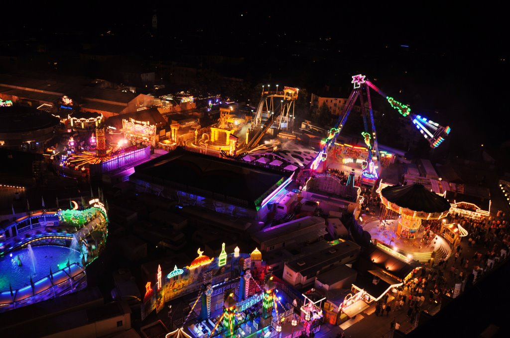 Bavaria - Rosenheim - Blick vom Riesenrad Herbstfest 2009