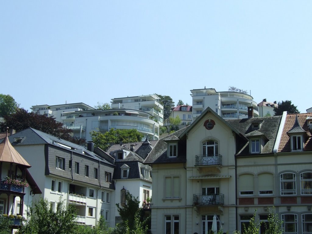 Baden-Baden, Häuser an der Bernhardstraße