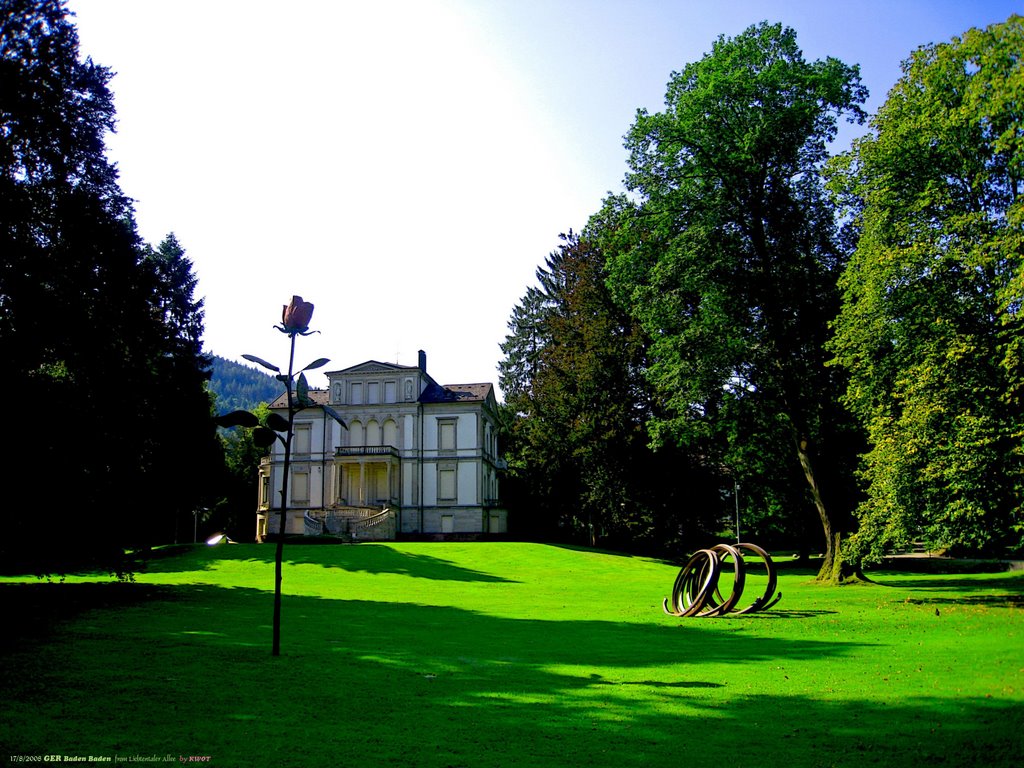 GER Baden Baden {country area} from Lichtentaler Allee by KWOT
