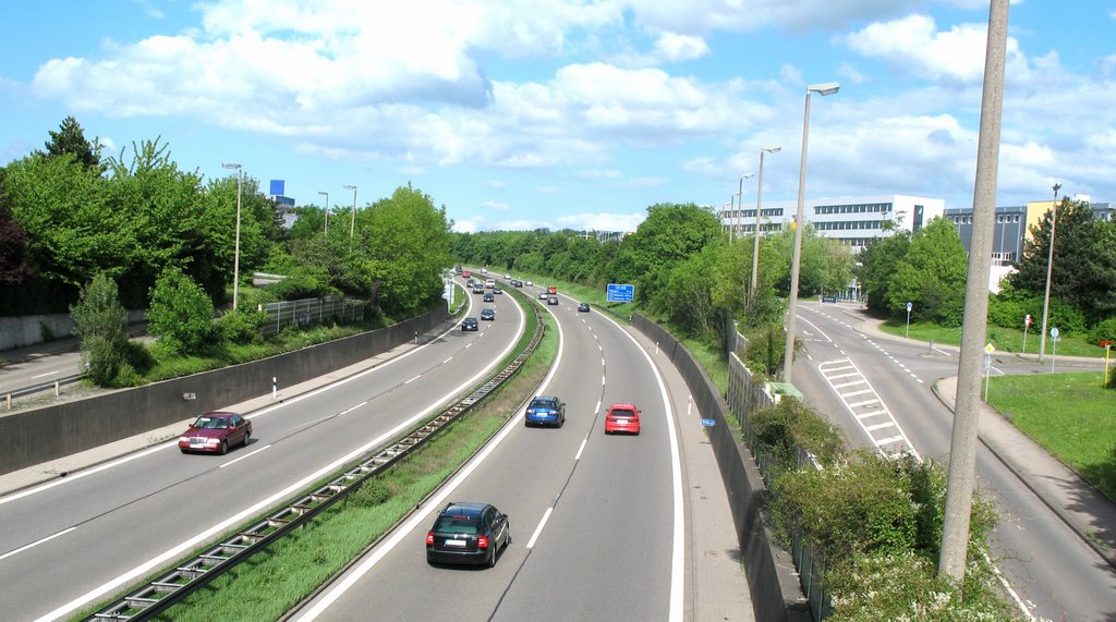 Autopista entre Böblingen y Sindelfingen