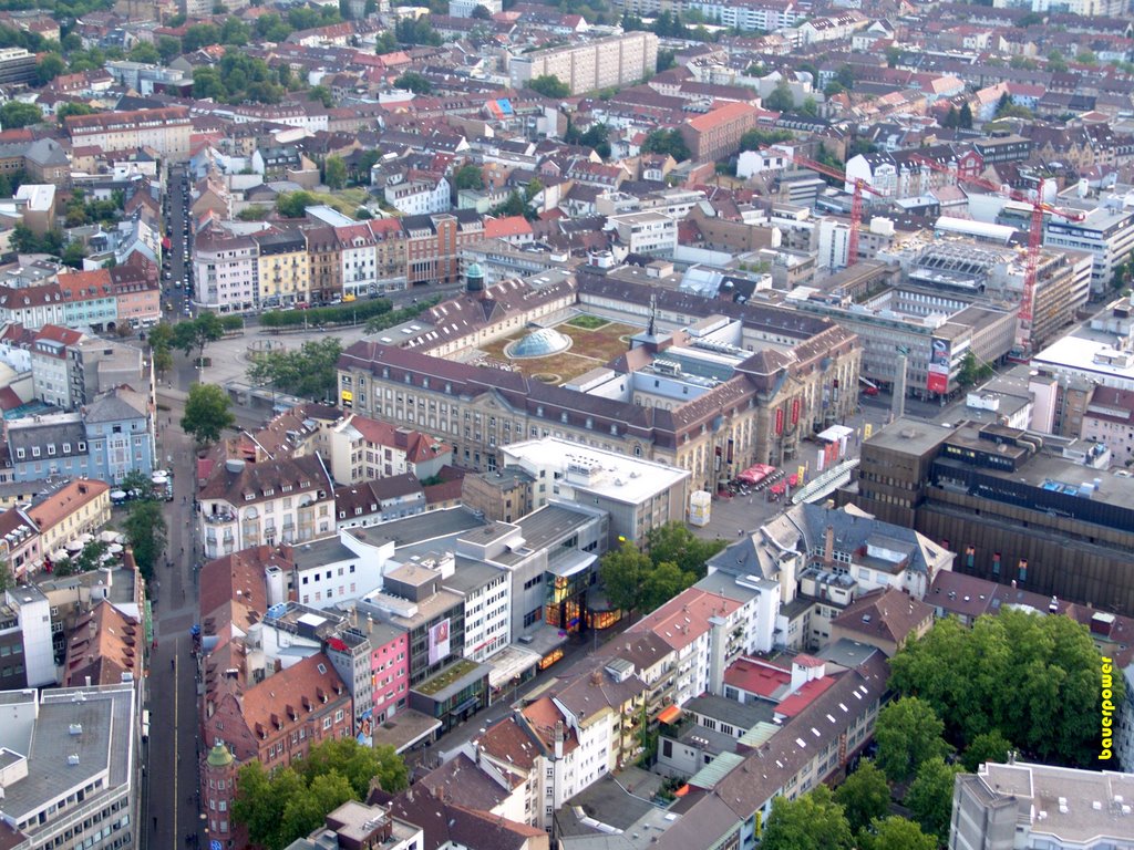 Luftaufnahme Postgalerie