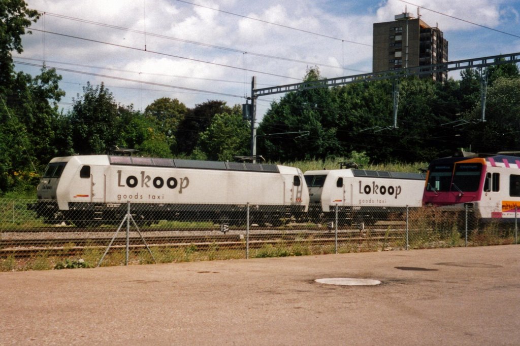 Kreuzlingen Elektrolokomotiven der ehemaligen Lokoop, heute bei NIAG