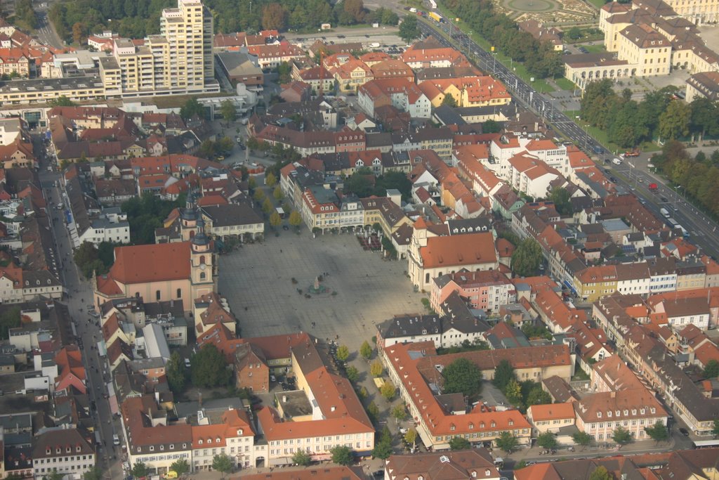 Luftbild Marktplatz Ludwigsburg