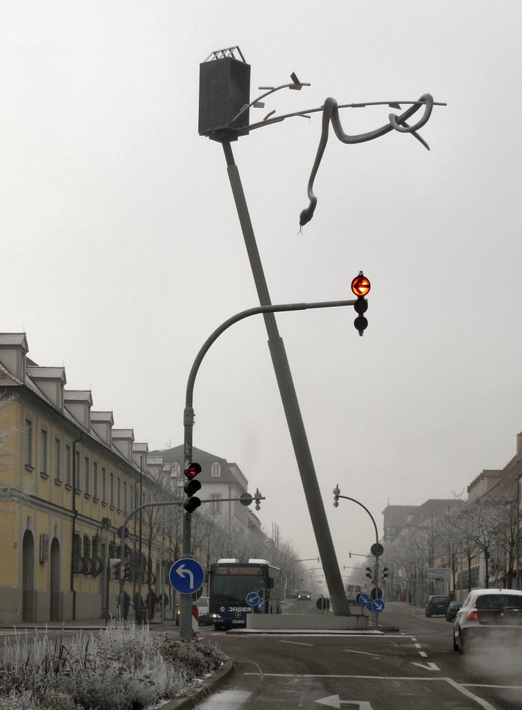 Ludwigsburg-Schlange-"Verkehrsüberwachung"