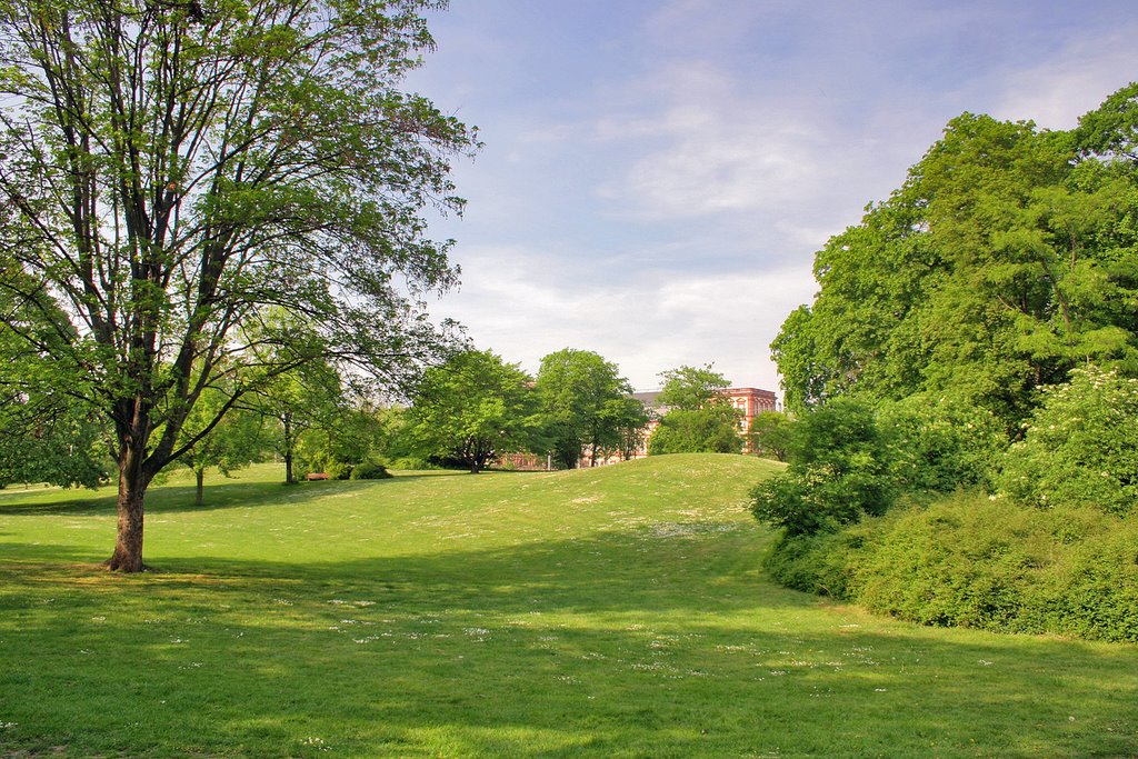 frühlingsgrüner Schlossgarten, Mannheim