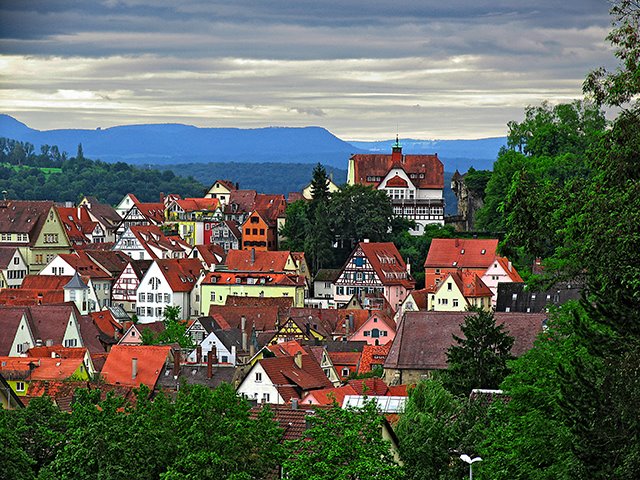 Blick vom Tübinger Schloss
