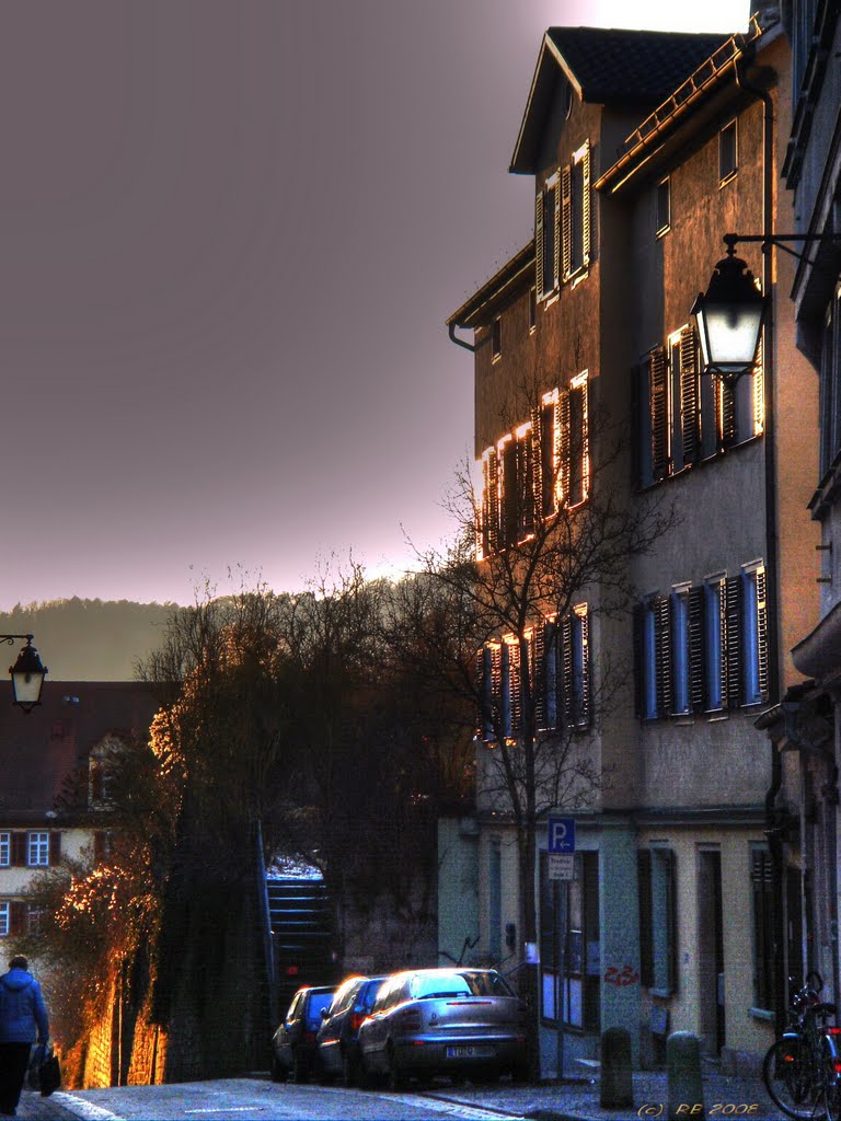 Evening Mood Neckarhalde Tübingen