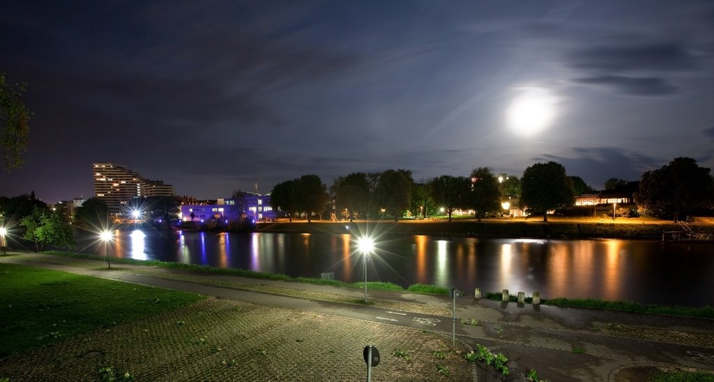 Neu-Ulm at night, May 2009
