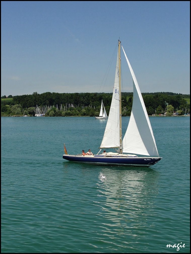 Regaty (i żeglowanie) na Jeziorze Bodeńskim/Regatta (and sailing) on the Constance Lake