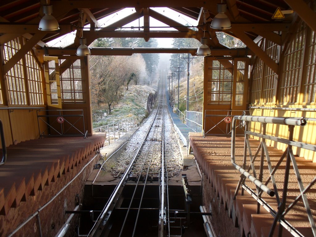Heidelberg, Bhf. Königstuhl der Bergbahn