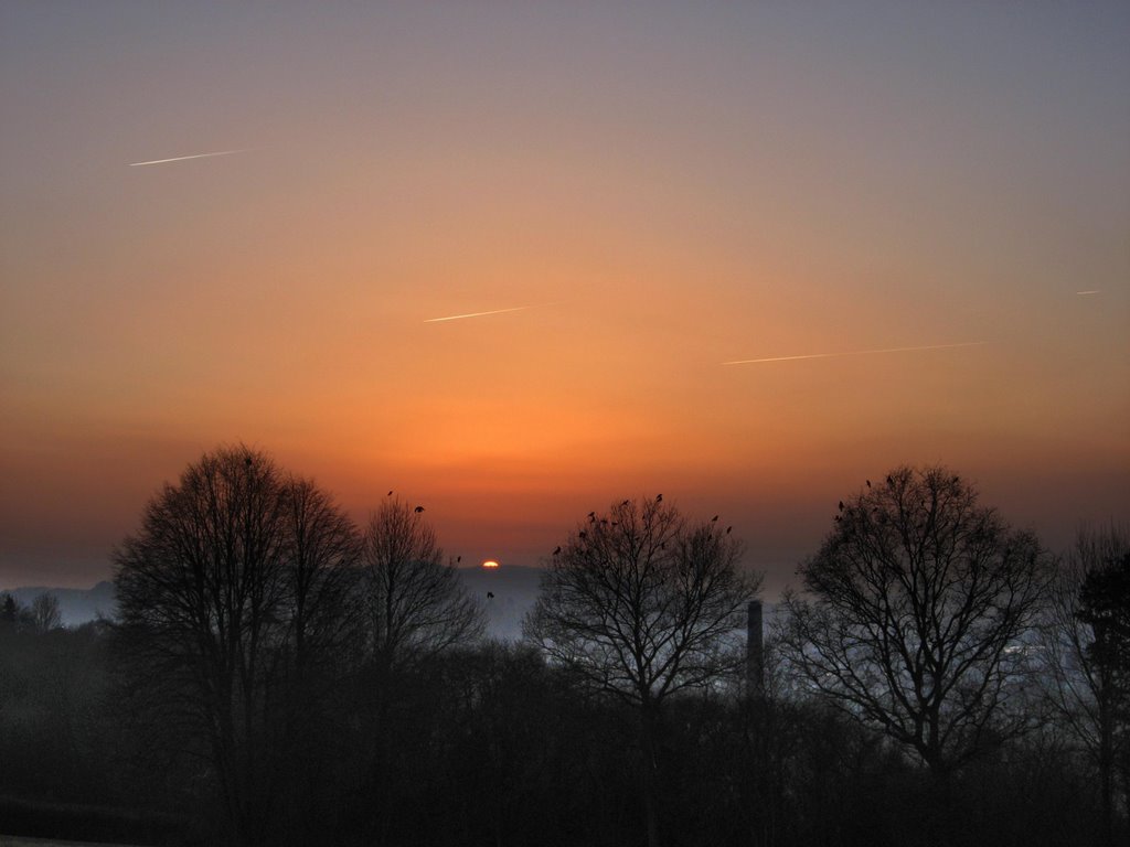 Sonnenuntergang auf dem Österberg