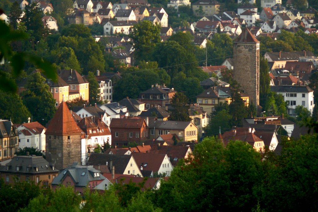 Schwäbisch Gmünd vom Mutlanger Berg aus