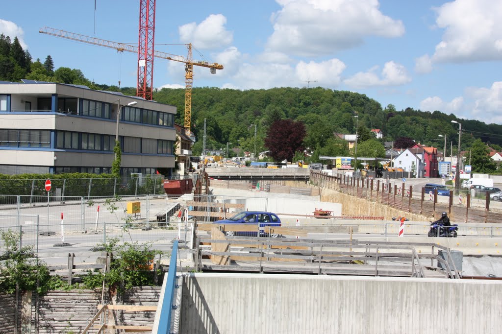 B 29. Tunnelbau 23 Mai 2010 Lorcher Straße