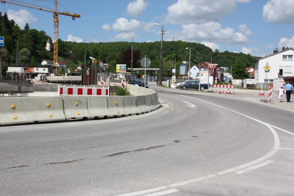 Lorcher Straße  Tunnelbau  B 29 . 23 Mai 2010