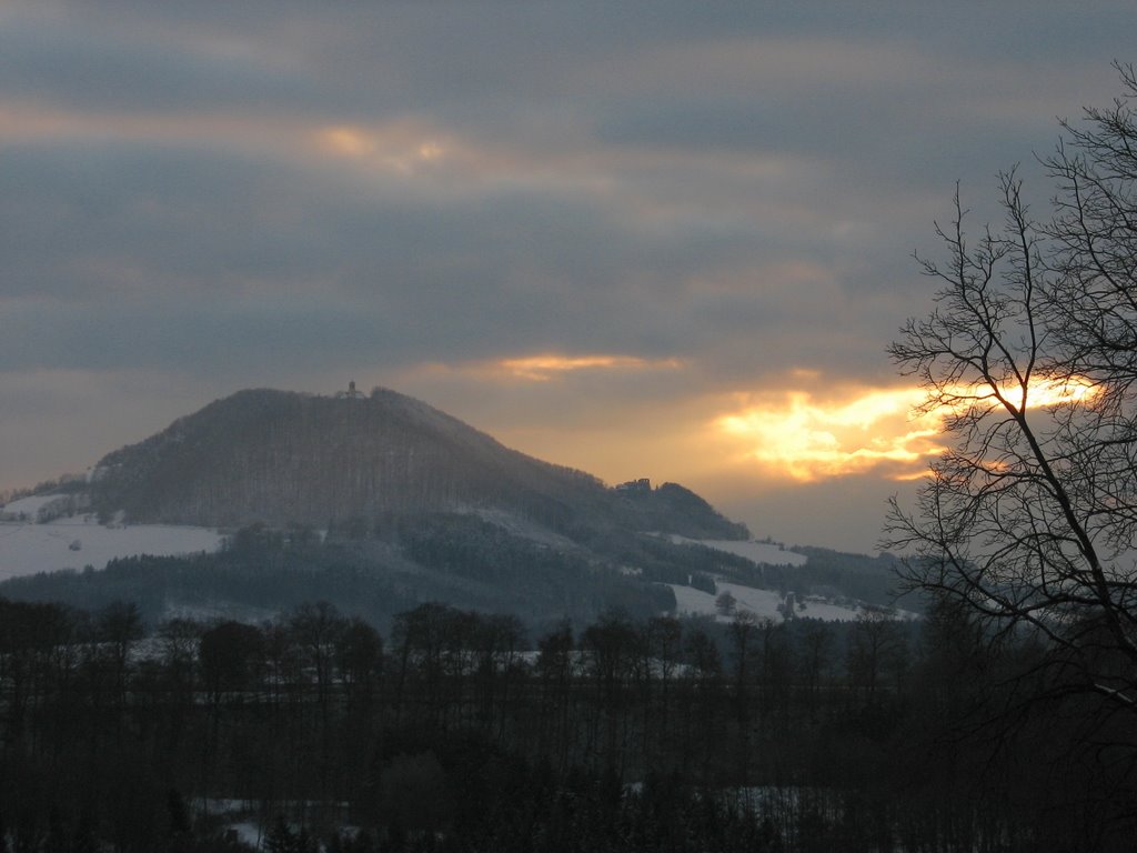 Rechberg im Abendlicht- Rechberg in the evening light