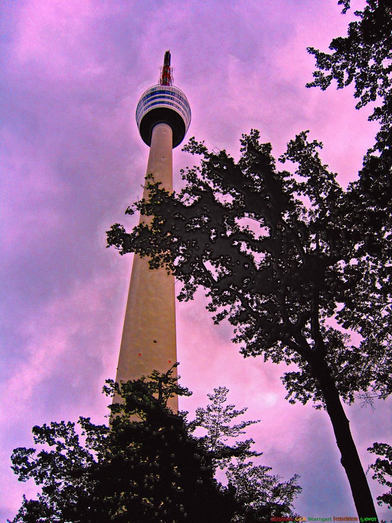 GER Stuttgart Fernsehturm in Hoher Bopser {Worlds 1st-type} by KWOT