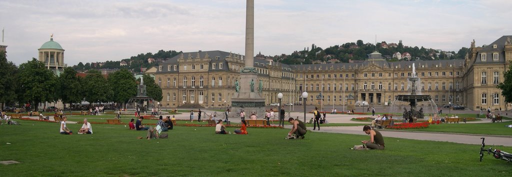 Neues Schloss and Schlossplatz, Stuttgart