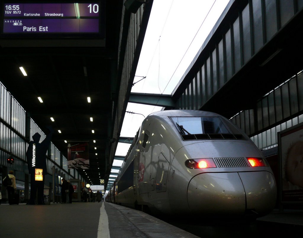 Going faster .. starting in 15 minutes   - STUTTGART-PARIS