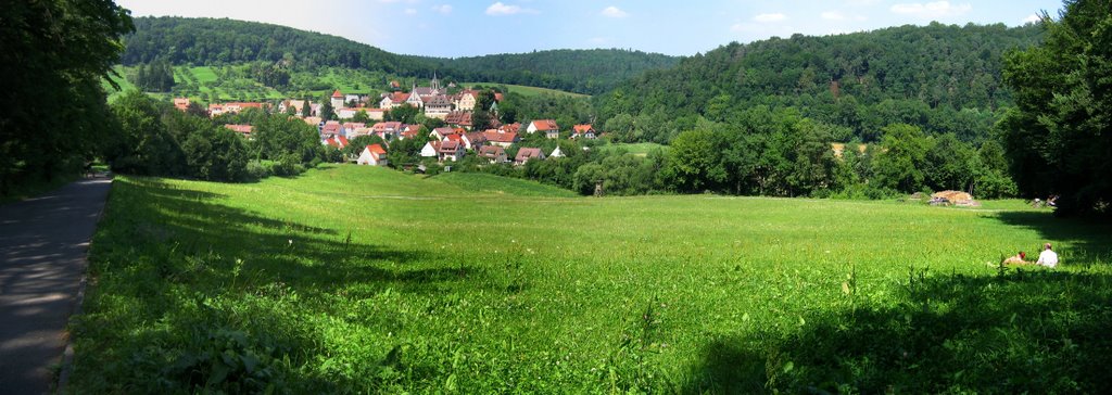 Bebenhausen: Panorama über Bebenhausen