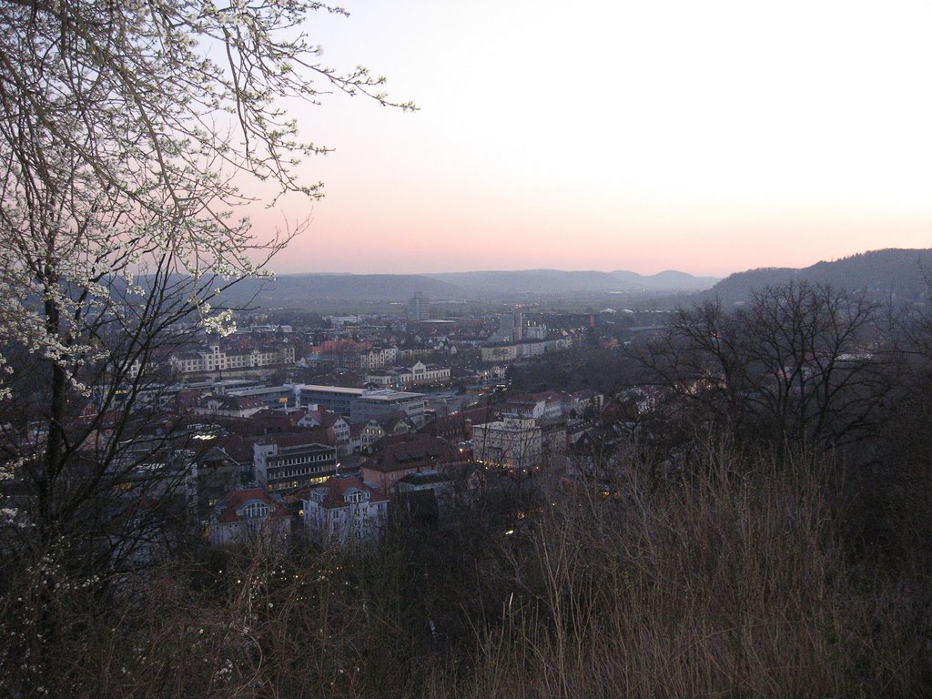 Tübingen: Blick von der Wilhelmshöhe