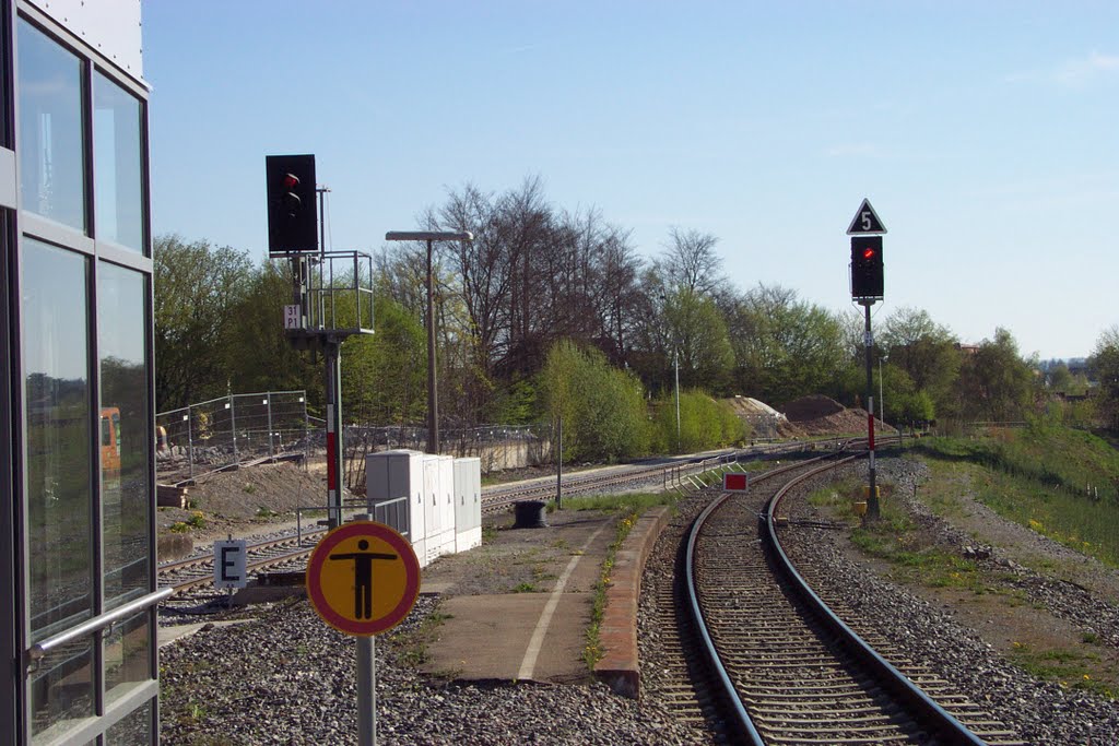 Ausfahrsignale 31P1 und 31P2