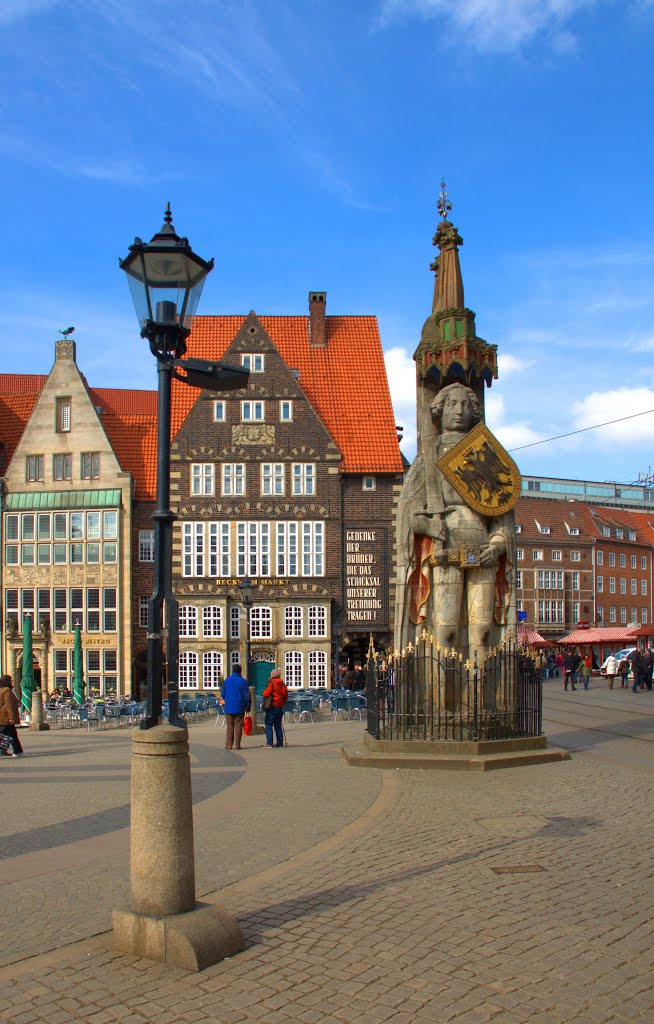 Bremens Wahrzeichen, der ,,Roland"