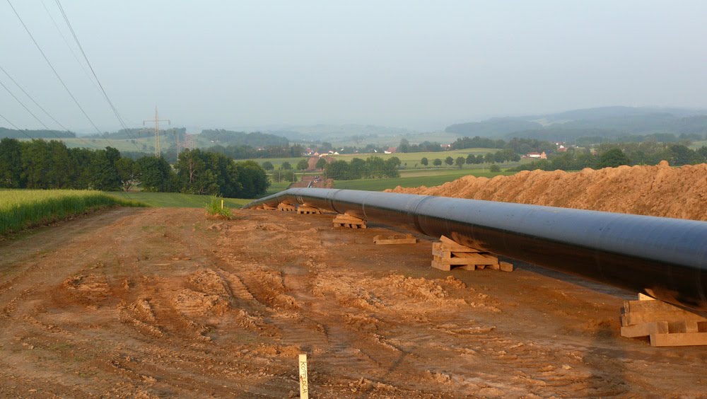 Die Gaspipeline bei Weickartshain - 2007
