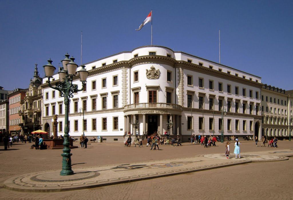Hessischer Landtag im Stadtschloss Wiesbaden / Hessian state parliament in the Wiesbaden city castle