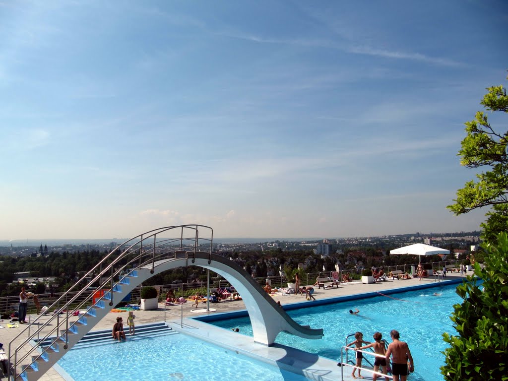 Panoramablick vom Opelbad