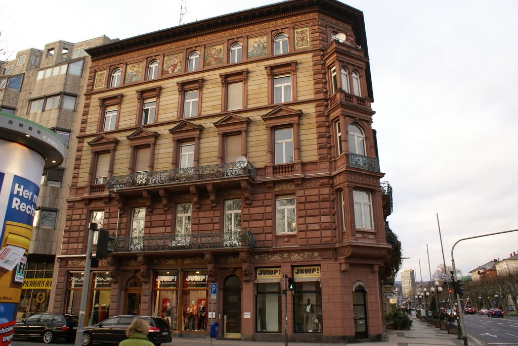 Wiesbaden, Ecke Rheinstrasse-Wilhelmstrasse