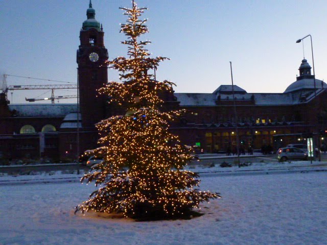 Wiesbaden 2012: Central railway station in winter