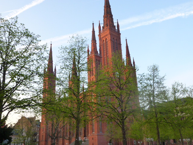 Spring in Wiesbaden 2013: Marktkirche / Market Church
