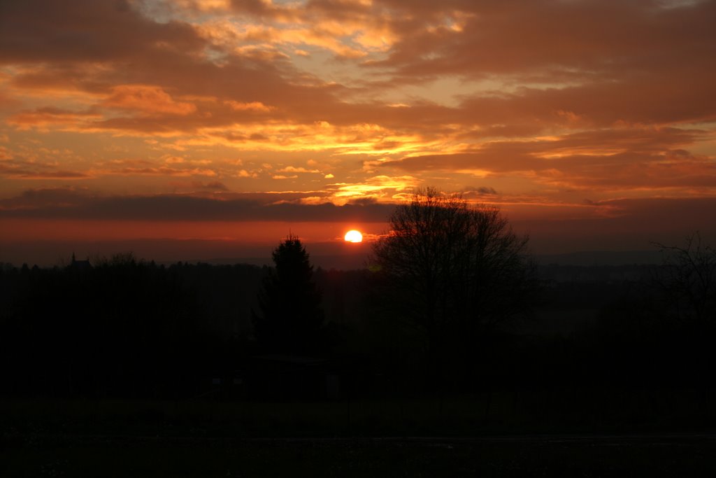 Sunset in Winter !