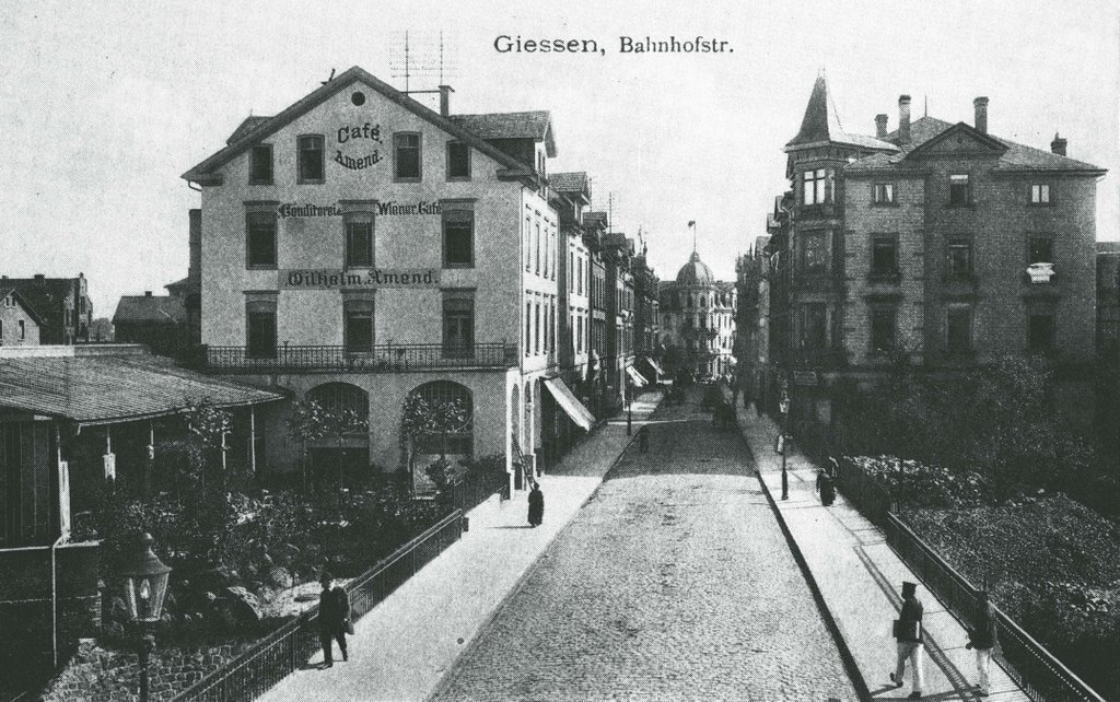 Bahnhofstr. Wieseckbrücke ca. 1905