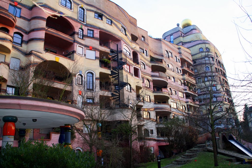 Hundertwasserhaus Darmstadt: Die Waldspirale