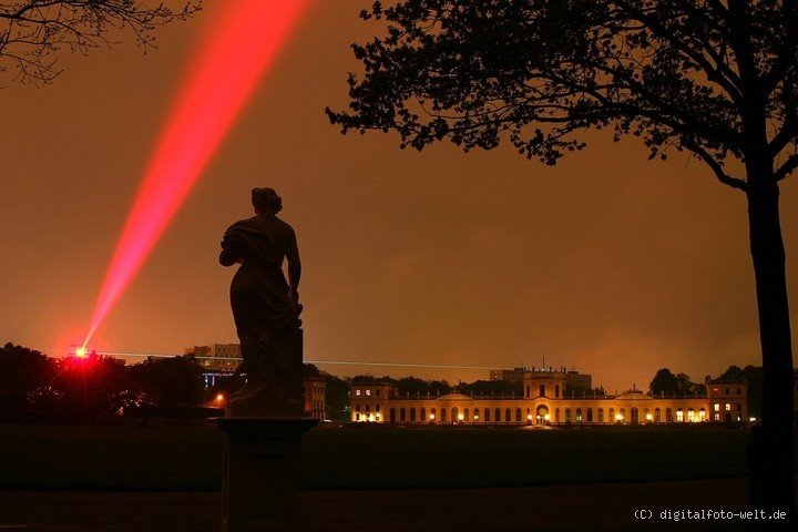 Laserscape Kassel an der Orangerie