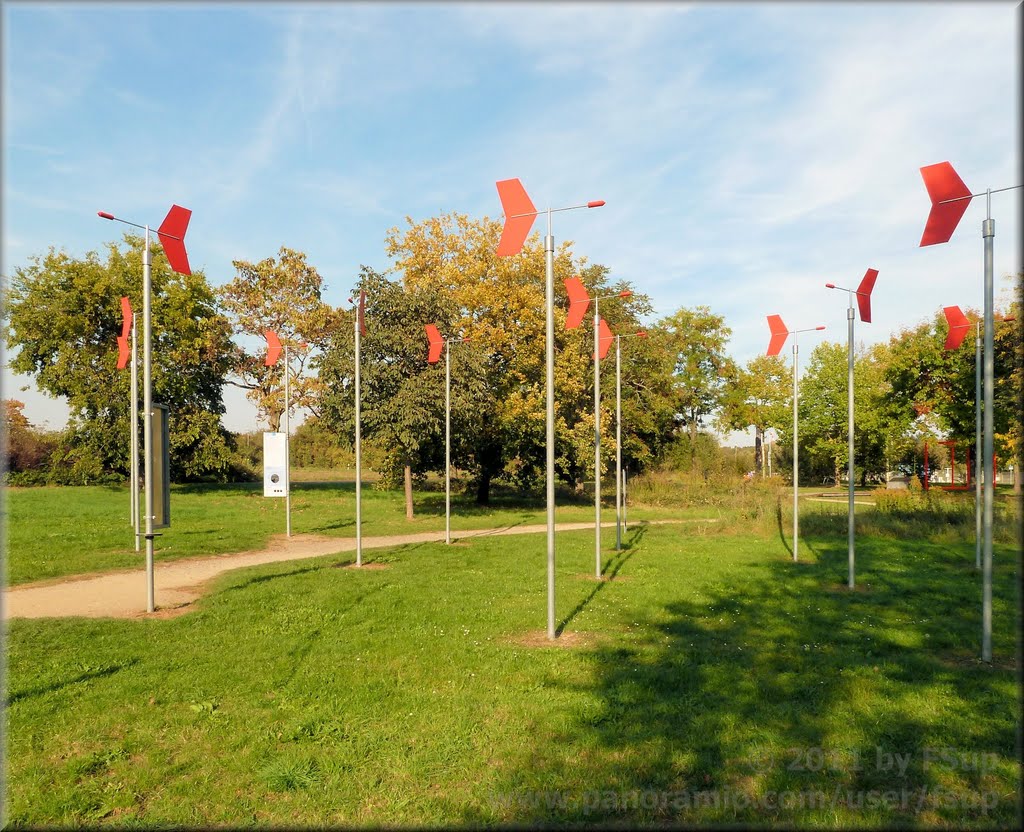 Windrichtungsgeber im Wetterpark Offenbach