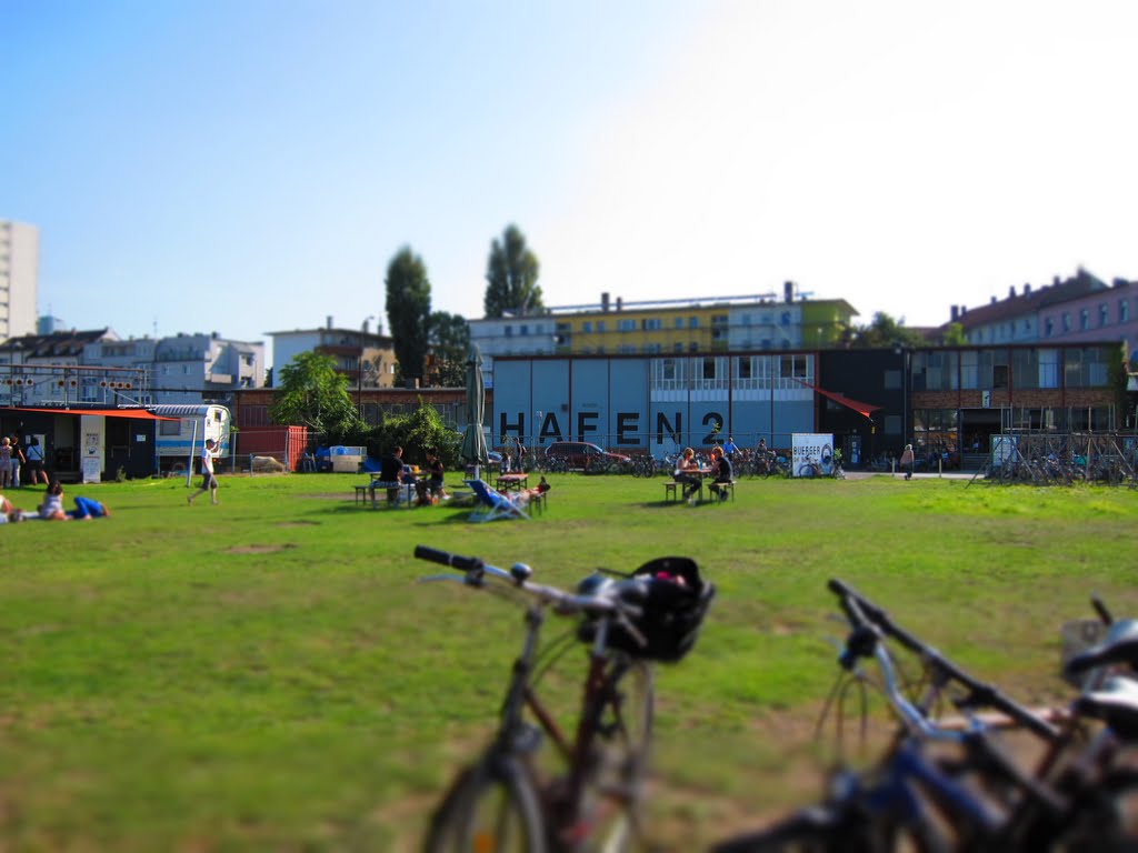 Hafen 2 in Offenbach (tilt-shift)