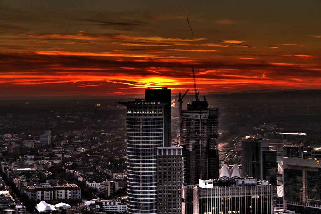 Frankfurt sunset
