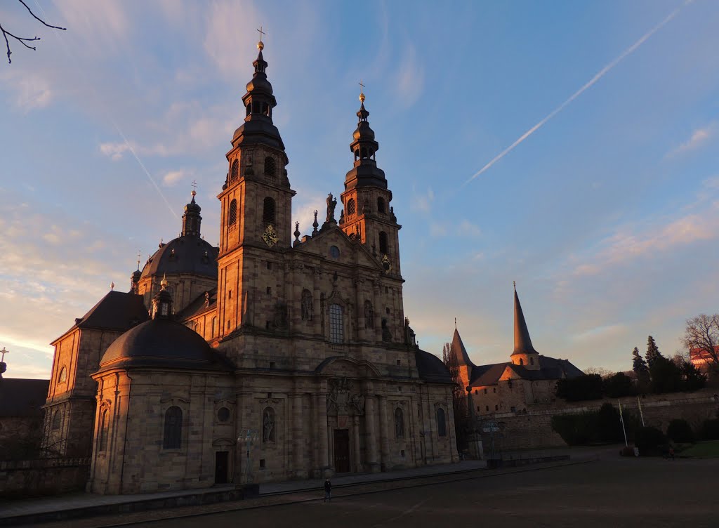 Dom St. Salvator zu Fulda in der Nachmittagssonne - ** Dom St. Salvator to Fulda in the afternoon sun