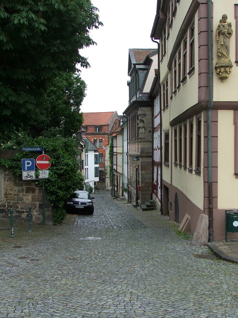 Fulda, Blick in die Rittergasse