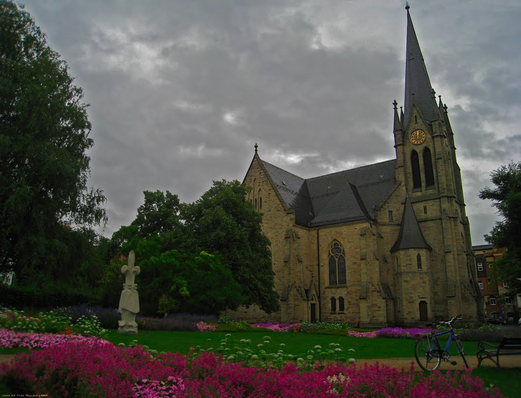 GER Fulda Christuskirche {in the rain} by KWOT