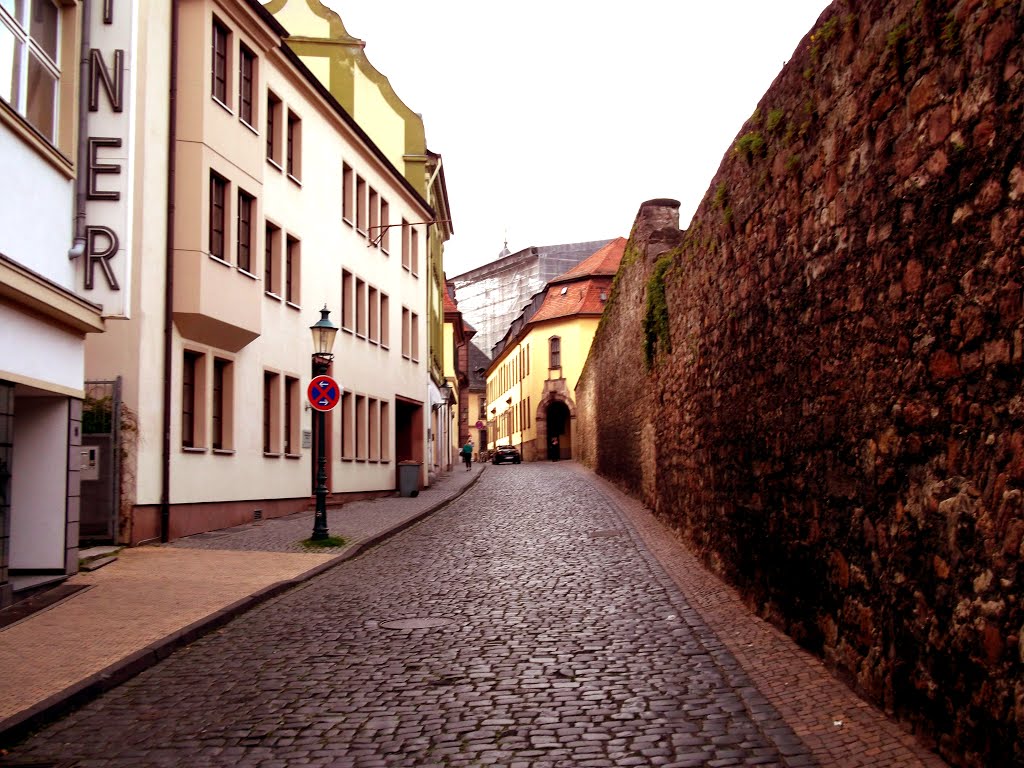 small street old city fulda